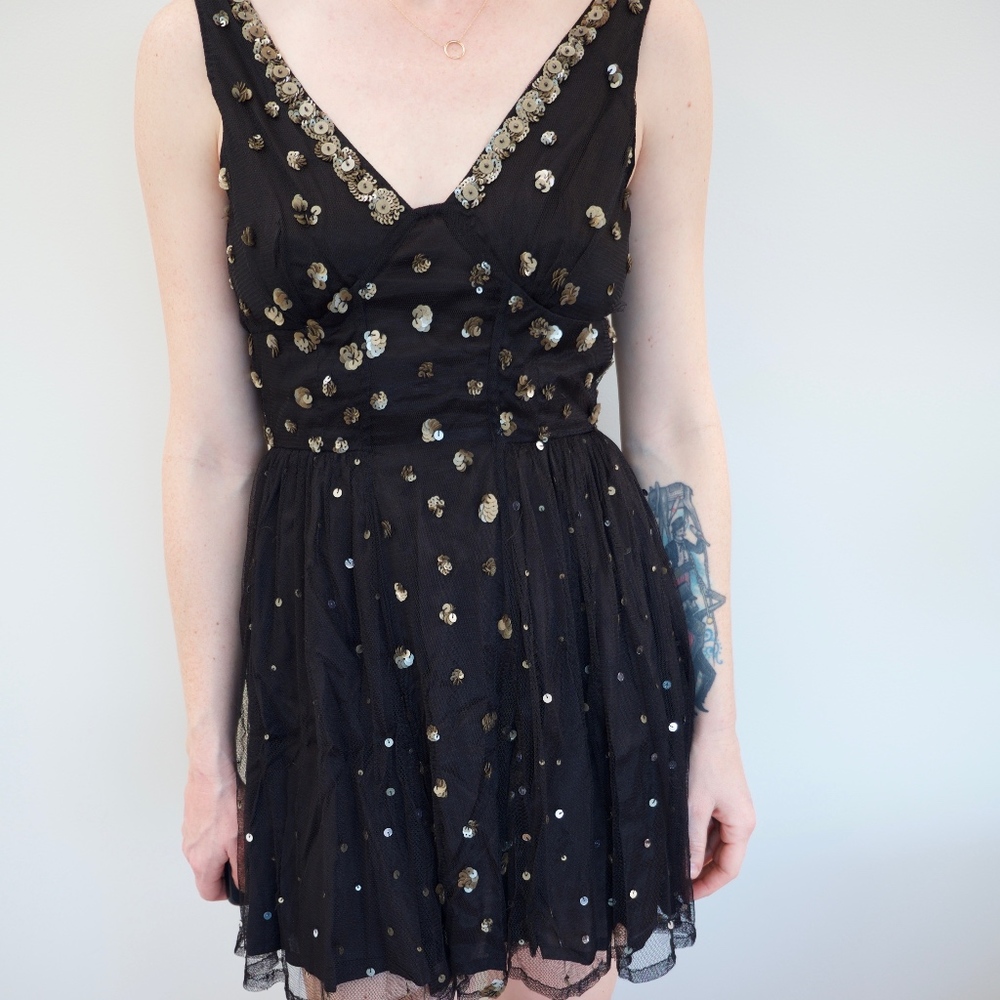 Kate Moss for Topshop Sequin Skater Dress